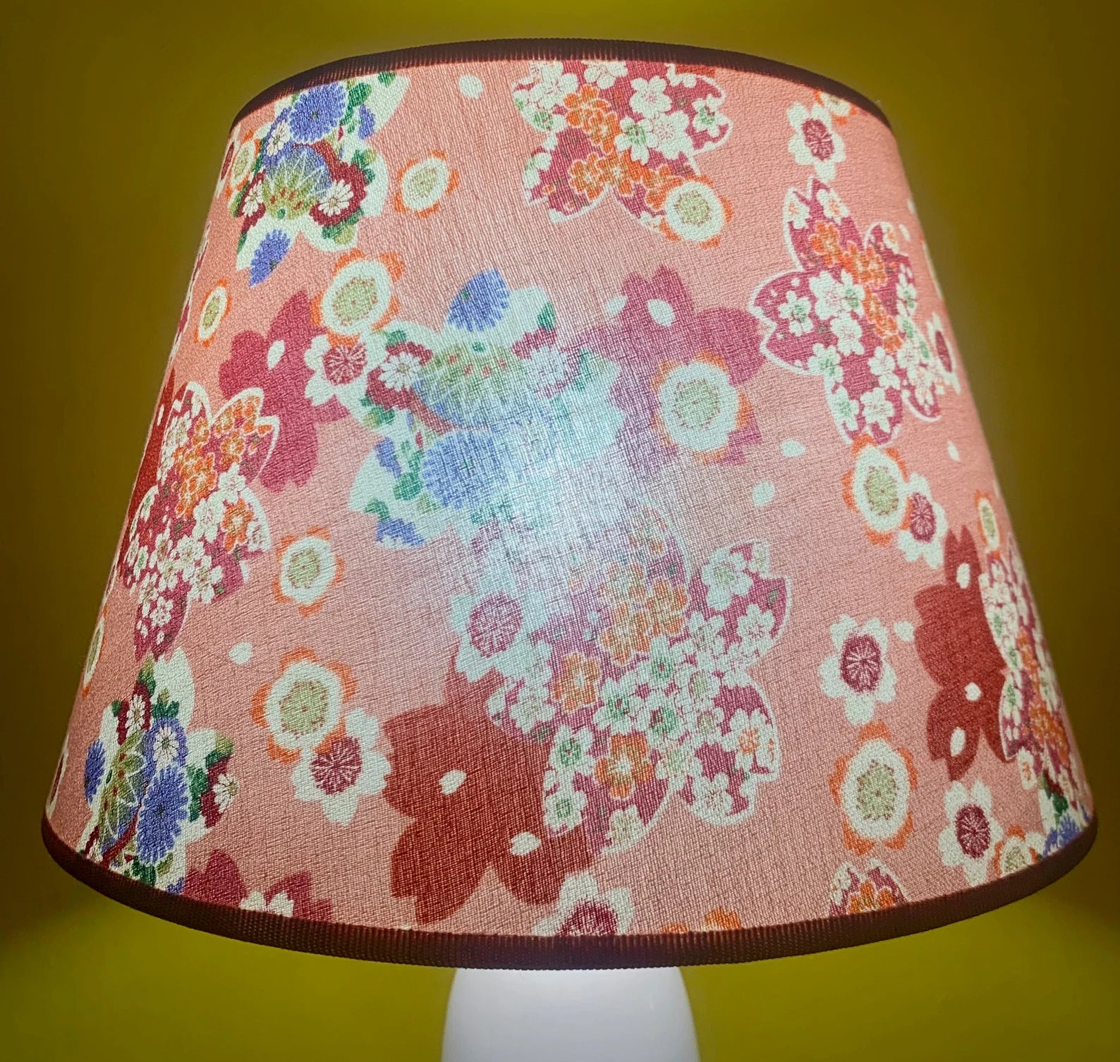 lampshade in Japanese fabric HAPPA