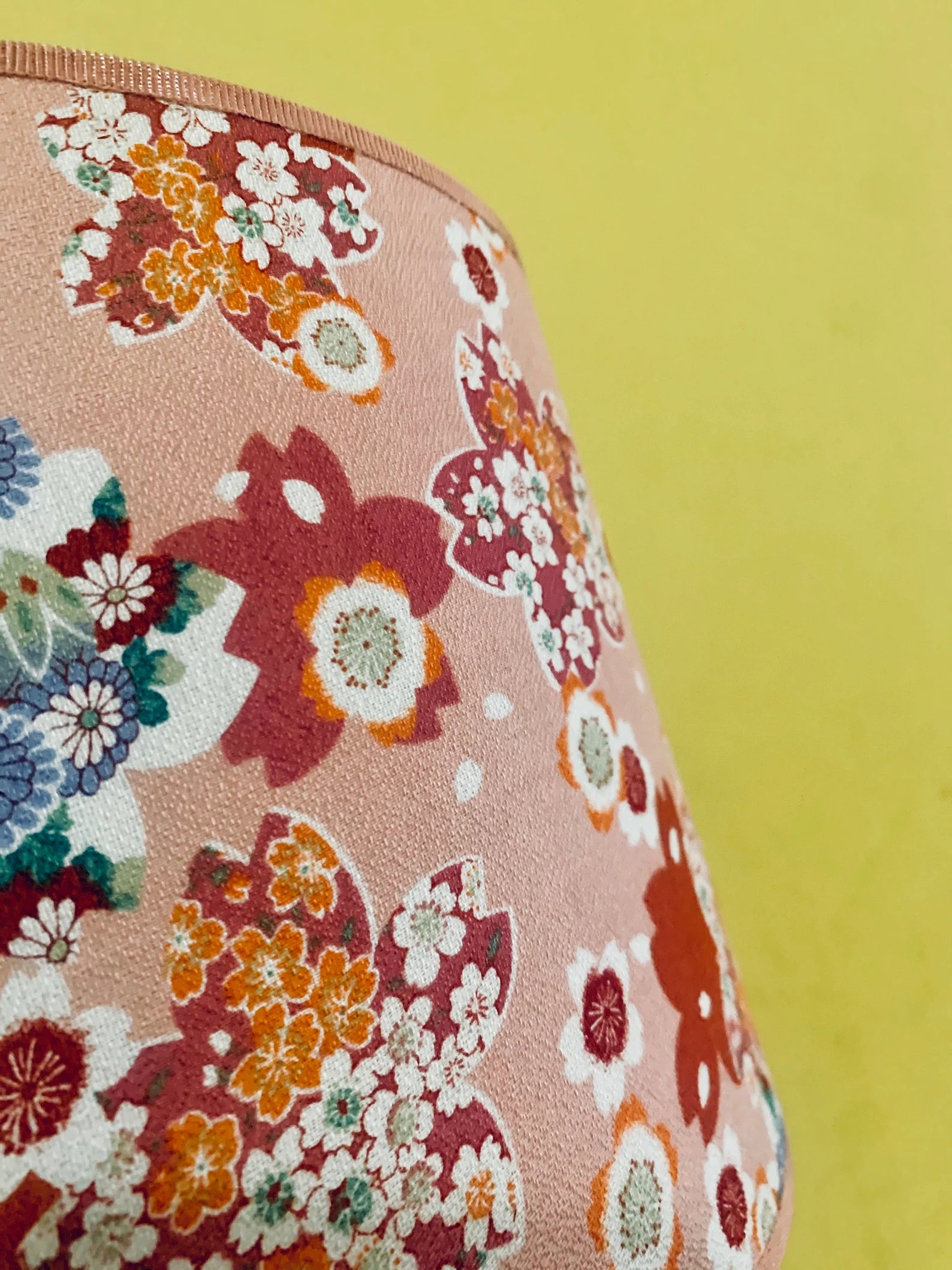 lampshade in Japanese fabric HAPPA