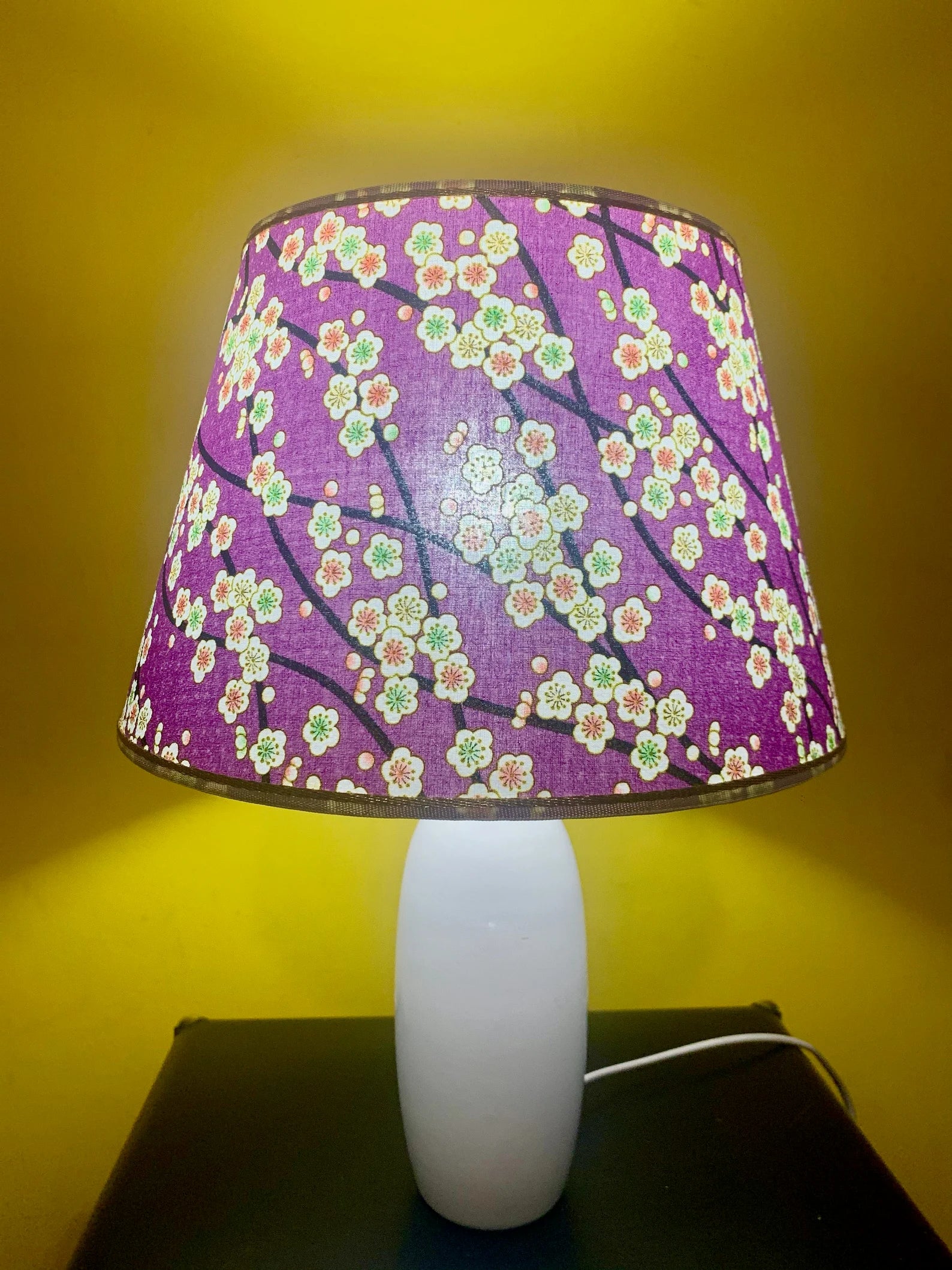 LAMPSHADE Murasaki handmade Japanese cotton