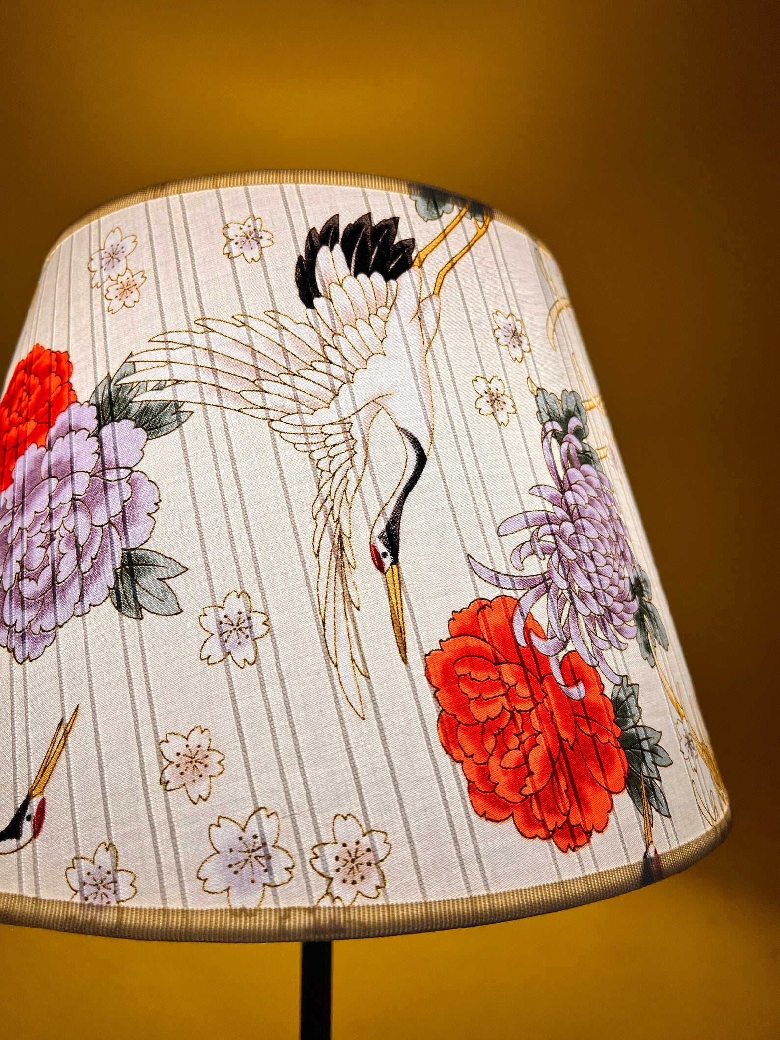 LAMPSHADE OKINAHANA WHITE handmade Japanese cotton