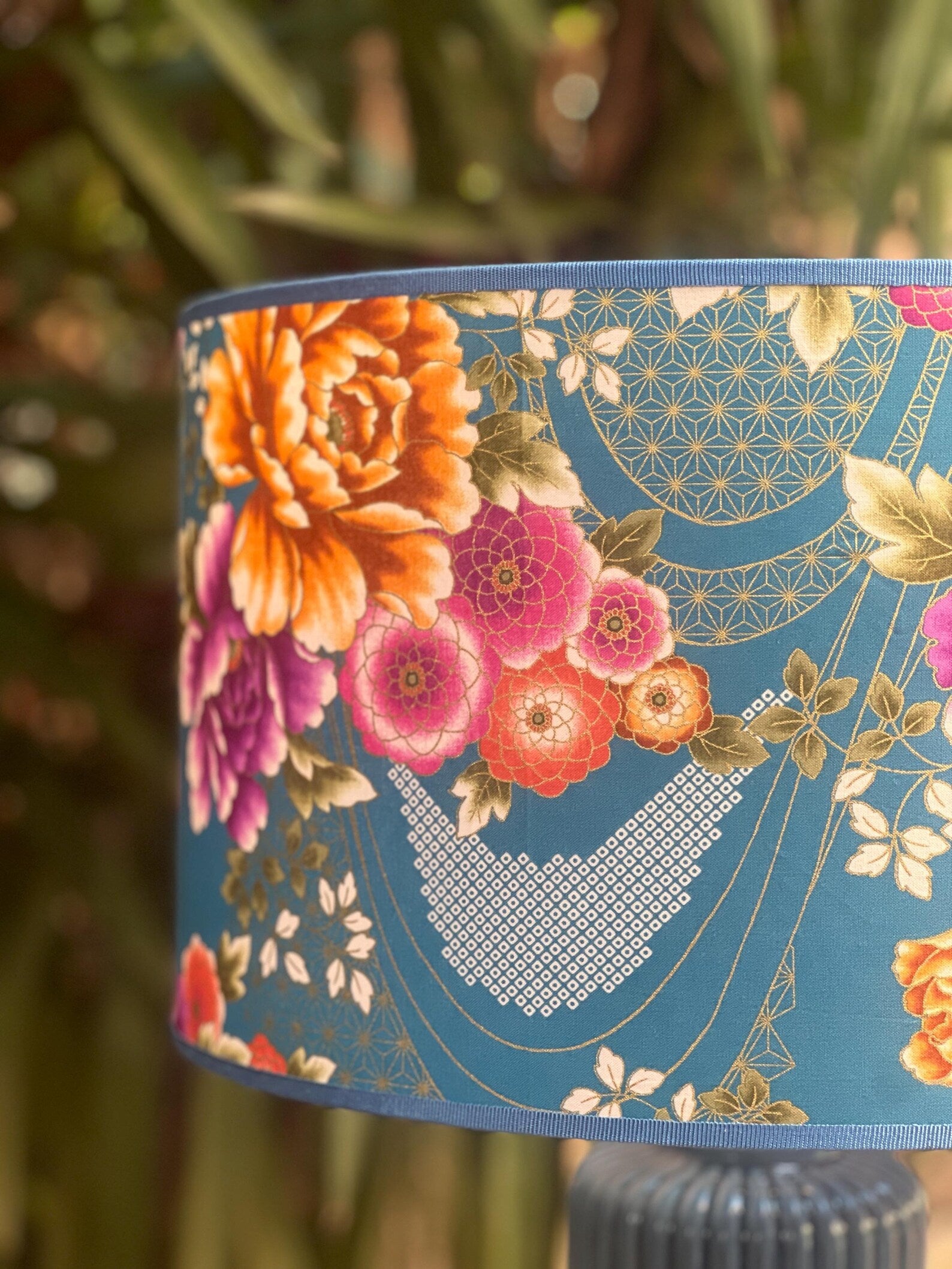 LAMPSHADE AOIHANA handmade Japanese cotton